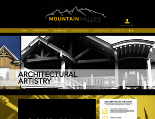 mountainvalleyconstruction.com screenshot