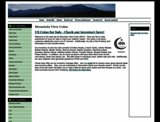 mountainviewcoins.com screenshot