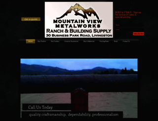 mountainviewmetalworks.com screenshot