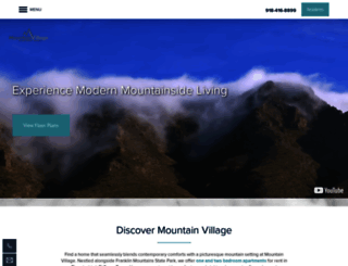 mountainvillageapartmentselpaso.com screenshot