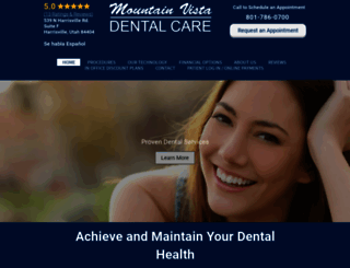 mountainvistadentalcare.com screenshot
