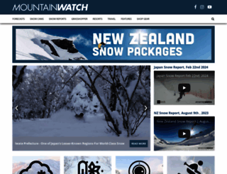 mountainwatch.com screenshot