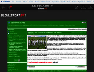 mountakhab.sport24.com screenshot