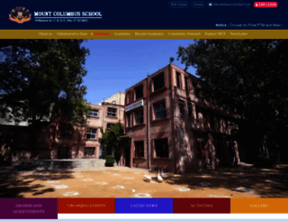 mountcolumbus.com screenshot