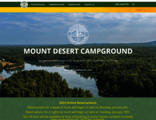 mountdesertcampground.com screenshot