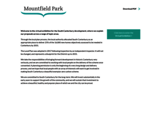 mountfieldpark.co.uk screenshot
