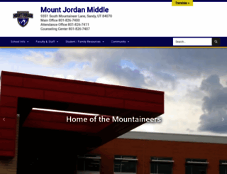 mountjordanmiddle.canyonsdistrict.org screenshot