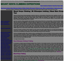 mountkenyaexpeditions.com screenshot
