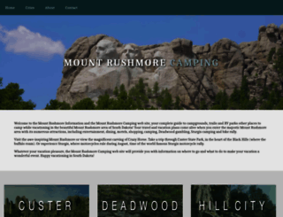 mountrushmorecamping.com screenshot