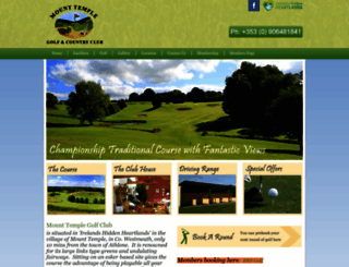 mounttemplegolfclub.com screenshot