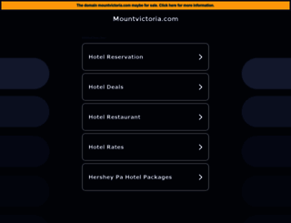 mountvictoria.com screenshot