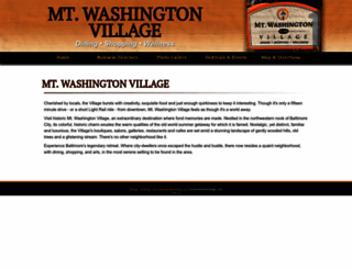 mountwashingtonvillage.com screenshot