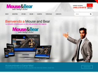 mouseandbear.com.mx screenshot