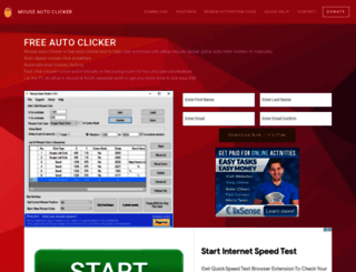 mouseautoclicker.org screenshot
