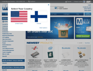 mouser.fi screenshot