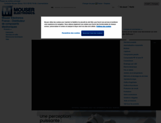mouser.fr screenshot