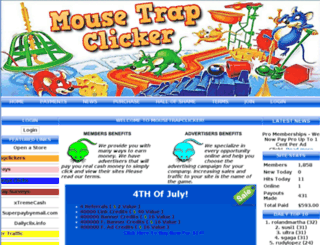 mousetrapclicker.com screenshot