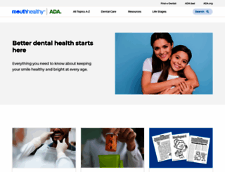 mouthhealthy.org screenshot