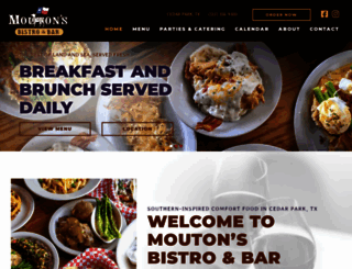 moutonsbistro.com screenshot