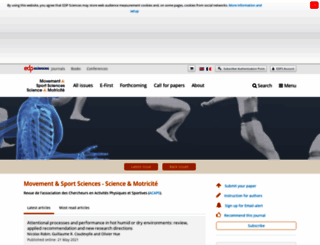 mov-sport-sciences.org screenshot