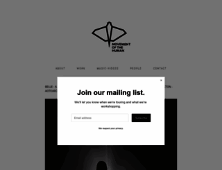 movementofthehuman.com screenshot