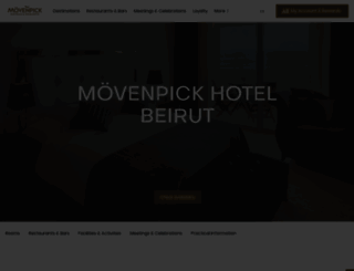 movenpick-beirut.com screenshot