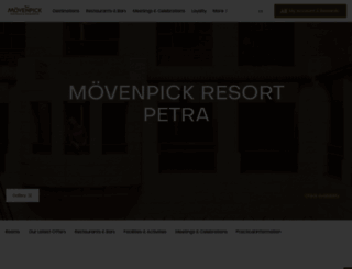 movenpick-petra.com screenshot