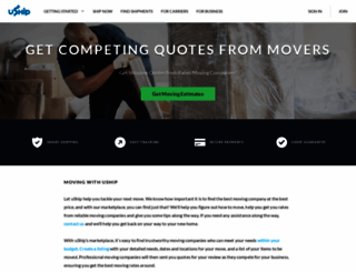 movers.uship.com screenshot