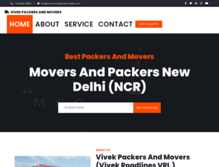moversandpackersdelhi.com screenshot