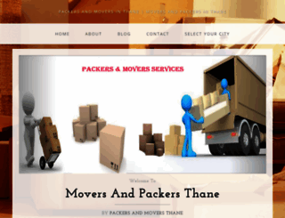 moversandpackersthane.com screenshot