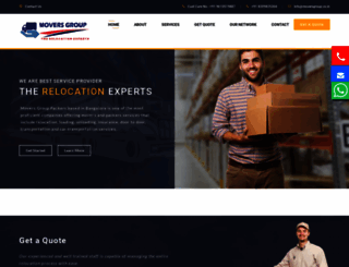 moversgroup.co.in screenshot
