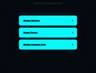 moversmyrtlebeach.com screenshot