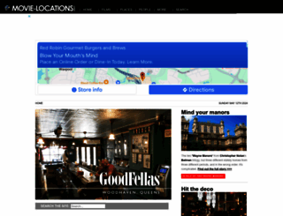 movie-locations.com screenshot