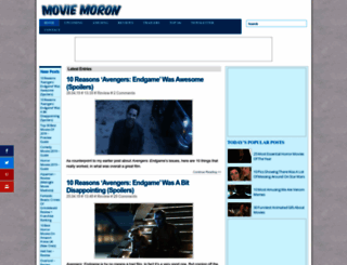 movie-moron.com screenshot