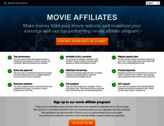 movieaffiliates.com screenshot