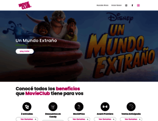 movieclub.com.ar screenshot