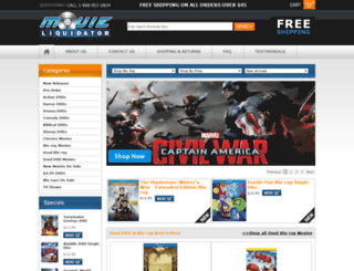 movieliquidator.com screenshot