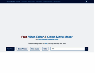 moviemakeronline.com screenshot