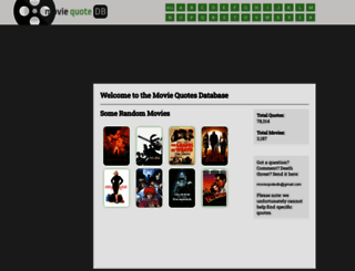 moviequotedb.com screenshot