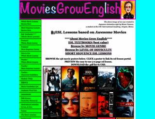moviesgrowenglish.com screenshot