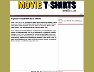 movietshirts.com screenshot