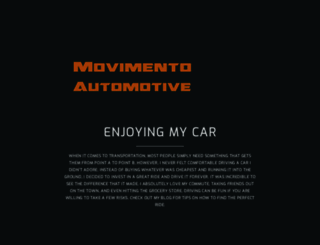movimentoautomotive.com screenshot