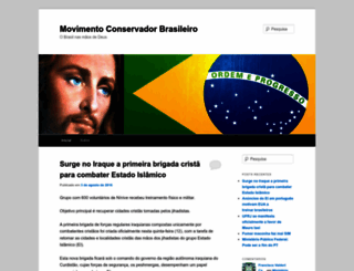 movimentoconservadorbrasileiro.wordpress.com screenshot