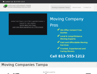 movingcompaniestampa.org screenshot