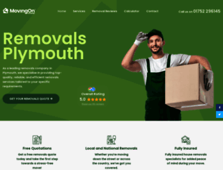 movingonremovals.co.uk screenshot