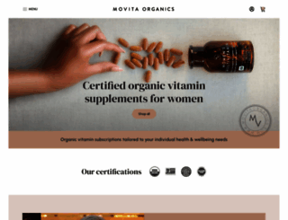 movitaorganics.com screenshot