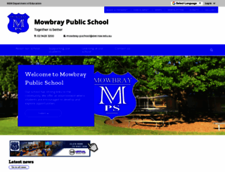 mowbray-p.schools.nsw.gov.au screenshot