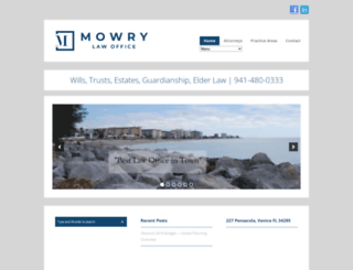 mowrylawoffice.com screenshot