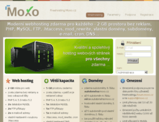 moxo.cz screenshot