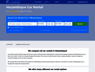 mozambique-carrental.com screenshot